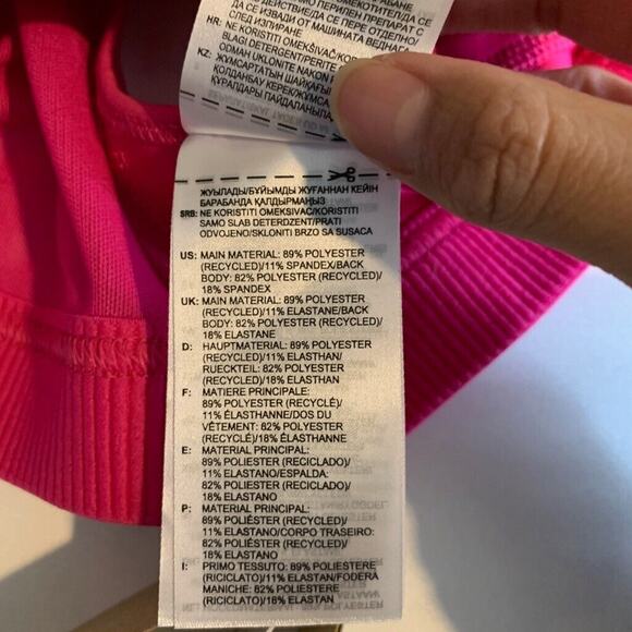 Adidas Sports Bra Womens S Small Valentine Don't Rest Alphaskin Medium Support - Picture 11 of 14